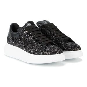 Alexander McQueen Black Glitter Women’s Sneakers Size 37